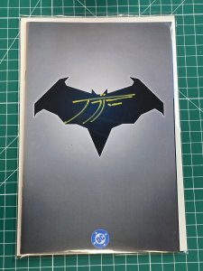 BATMAN #1 DC 2025 INSIGNIA VARIANT SIGNED JORGE JIMENEZ (YELLOW) NYCC W/COA NM