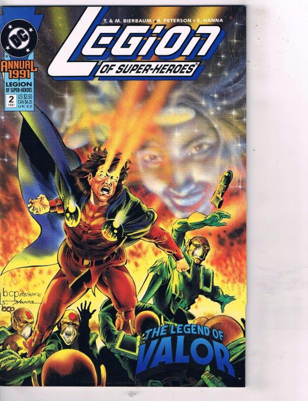 Lot of 3 Legion DC Comic Books # 1 2 3 Super Heroes TW30