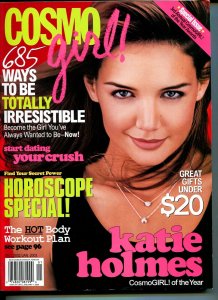 Cosmo Girl 1/2003-Katie Holmes cover-horoscope special-fashion-FN/VF