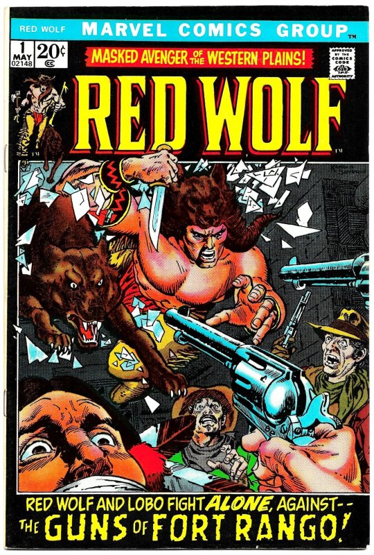 MARVEL SPOTLIGHT #1 + RED WOLF #1 & 2 (1971-72) 8.0 VF • Adams & Kane covers!