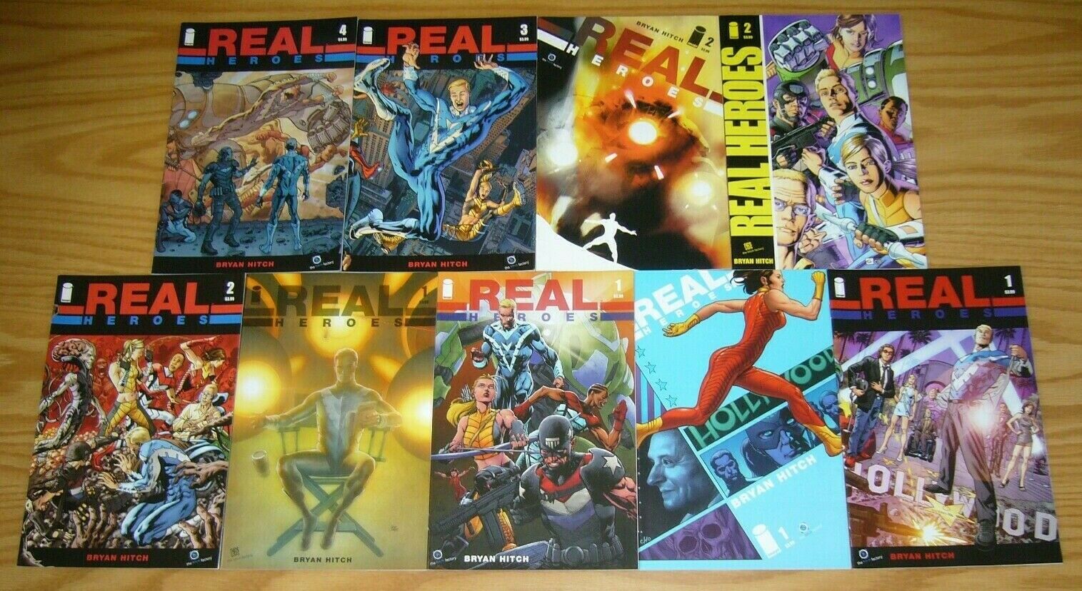 Real Heroes #1-4 VF/NM complete series + (5) variants - bryan hitch image  comics | Comic Books - Modern Age, Image Comics, Superhero / HipComic