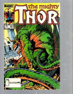 11 Thor Marvel Comic Books #310 335 340 341 342 343 345 346 347 348 349 GK39