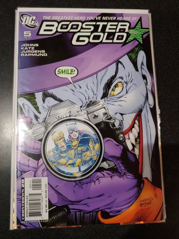 BOOSTER GOLD #5 THE JOKER ISSUE   SCARCE