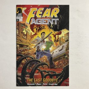 Fear Agent 1 2007 Signed by Tony Moore & Ande Parks Dark Horse NM near mint