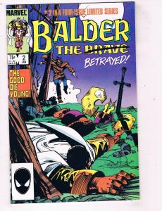 Balder The Brave #2 VF/NM Marvel Comics Comic Book Jan 1986 DE47 AD33