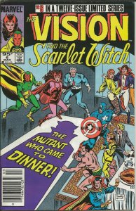 Vision and the Scarlet Witch #6 Vintage 1986 Marvel Comics Wandavision Canadian
