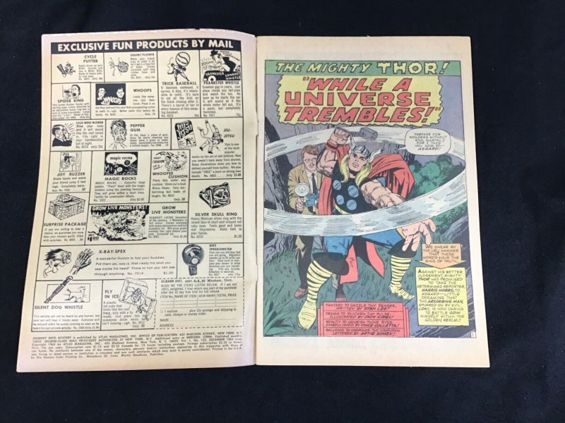 JOURNEY INTO MYSTERY #123 (5.5) WHILE A UNIVERSE TREMBLES!! 1965