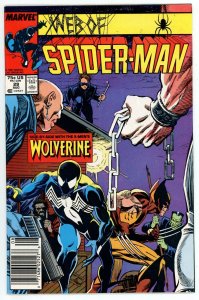 Web of Spiderman 29 NM 9.2 Marvel 1987 Copper Age X-Men Wolverine