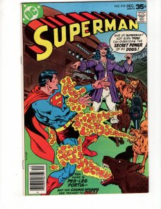 Superman #318  THE WRECK OF THE COSMIC HOUND! Bronze Age DC