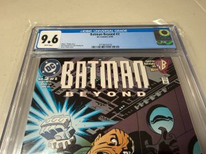 Batman Beyond # 2 CGC Graded 9.6 DC Comic Book 1999 Limited Series JH31