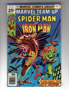 Marvel Team-Up #48 (1976) Spidey & Iron-Man! Bronze Marvel   / HC#1
