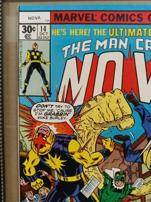 The Man Called Nova #14 VF+ Oct Sandman Final Marvel Comics 1977. P03