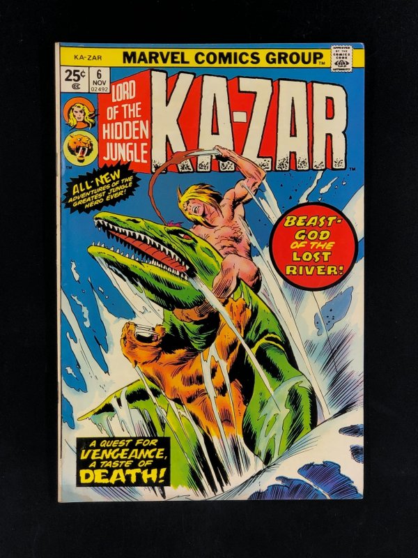 Ka-Zar #6 (1974) VG/FN