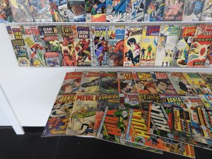 Huge Lot 160+ Silver/Bronze Low Grade Comics W/ Spider-Man, Batman, +! See desc