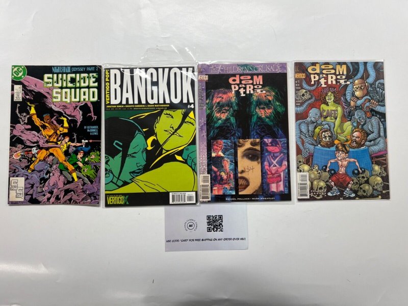 4 DC Comics Bangkok # 4 + Suicide Squad # 15 + Doom Patrol # 2 73  Robin 25 JS43