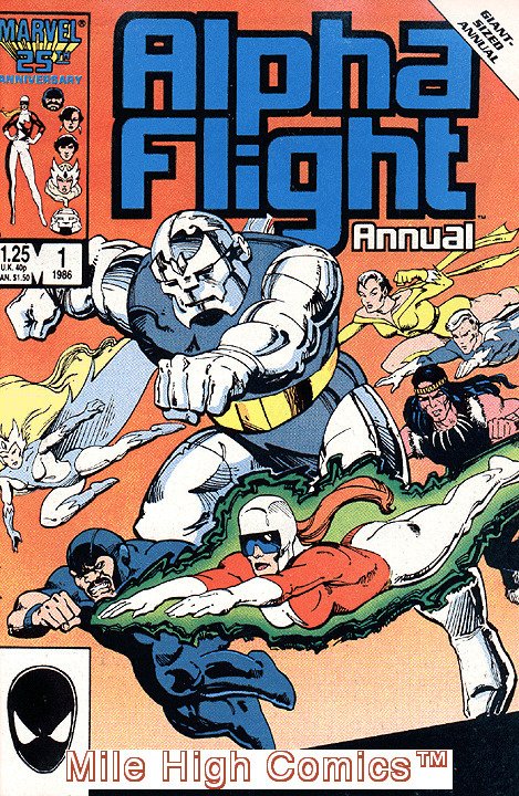 ALPHA FLIGHT ANNUAL (1986 Series) #1 Very Fine Comics Book