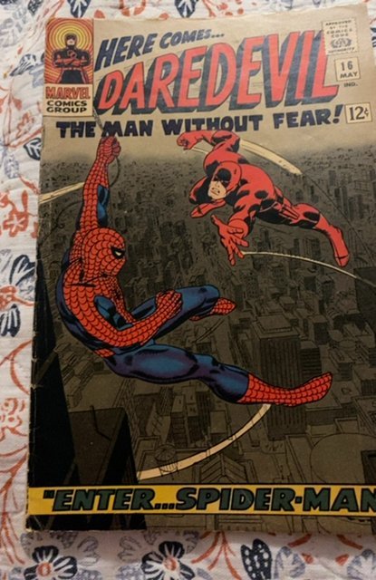 Daredevil 16 1st JOHN ROMITA spiderman artsee decription