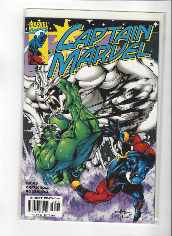 Captain Marvel #3 (2002) Vs The Hulk Marvel Comics NM