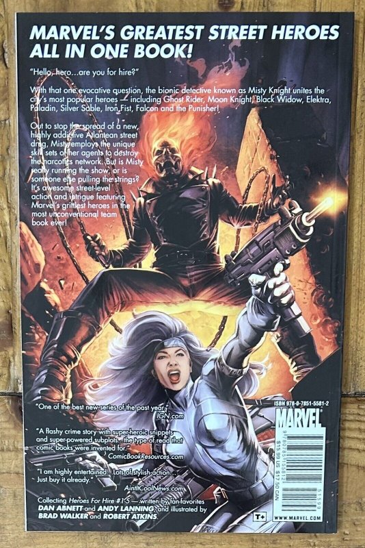 Heroes For Hire Control Marvel Comics Trade Paperback TPB