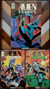 ALIEN LEGION Vol.2 #1-3 (Epic/Marvel 1987) HIGH GRADE, Premiere issues in series