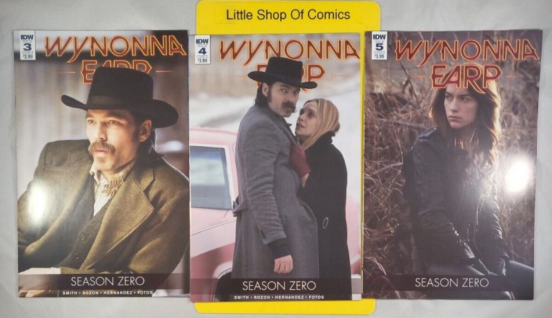 Wynonna Earp Season Zero #1 #2 #3 #4 #5 Photo Variant Covers Complete Set 2017