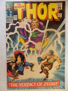 THOR # 129 BOOK HAS SOME CRIMPS ON EDGES FROM APPARENTLY BEING STORED WRONG F...