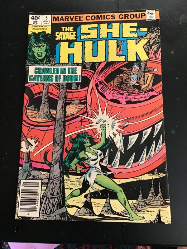 The Savage She-Hulk #5 (1980) The Silver Serpent! High-grade! VF/NM Wow!
