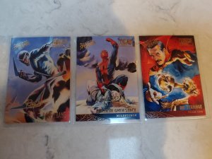 COMIC ARTIST RAY LAGO THREE CARD AUTOGRAPHED SET