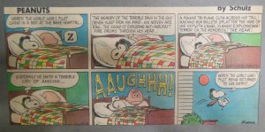 Peanuts Sunday Page by Charles Schulz from 10/9/1966 Size: ~7.5 x 15 inches CT