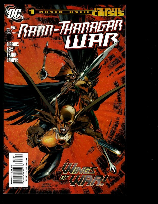 6 Rann-Thanagar War DC Comics # 1 2 3 4 5 6 Green Lantern Hawkgirl Sci-Fi GK24