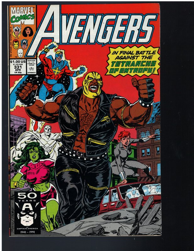 Avengers #331 (Marvel, 1991)