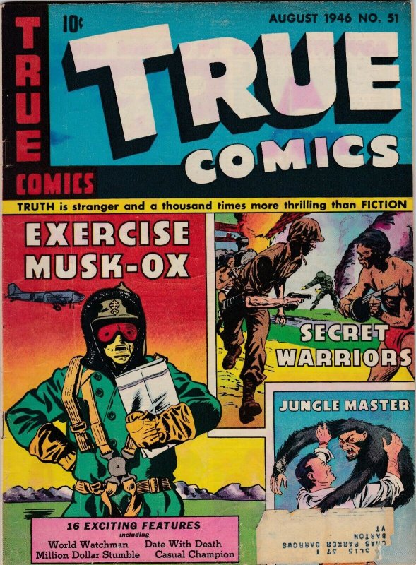 True Comics 51 VG-/VG  (Aug. 1946)