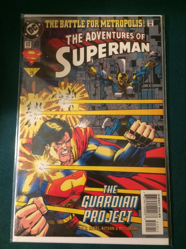 The Adventures of Superman #513 The Battle for Metropolis!