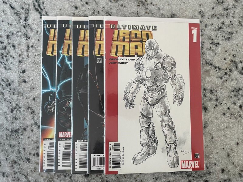 Ultimate Iron Man Complete Marvel Comics Series # 1 2 3 4 5 NM Hulk 15 CH23
