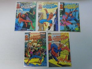 Official Marvel Index to Amazing Spider-Man set #1-9 avg 8.5 VF+ (1985)