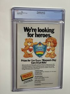 Thundercats 1 cgc 7.5 ow/w pages marvel 1985 