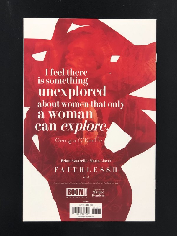 Faithless II #6 (2020) Jock Virgin Variant Cover 1:15 NM