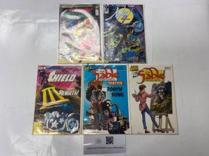 5 COMICO comic books Justice Machine Meta-4 Legend Shield Jon Sable 50 KM40
