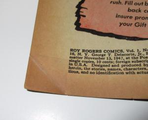 Roy Rogers #24 - Golden Age Classic (Dell, 1949) - VG/FN