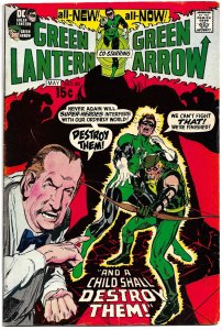 GREEN LANTERN #83 (Apr1971) 8.0 VF  Denny O'Neil!  Neal Adams!  BLACK CA...