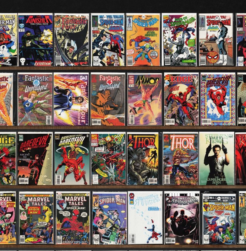Huge Lot 140+ Comics with Marvel Tales, The Amazing Spider-Man, Thor & More!