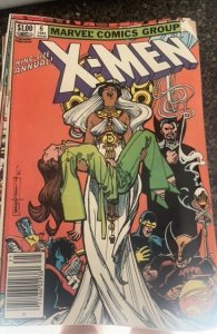X-Men Annual #6 Direct Edition (1982) X-Men 
