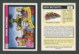 1990 Marvel Comics Card  #142 ( New Mutants)  MINT