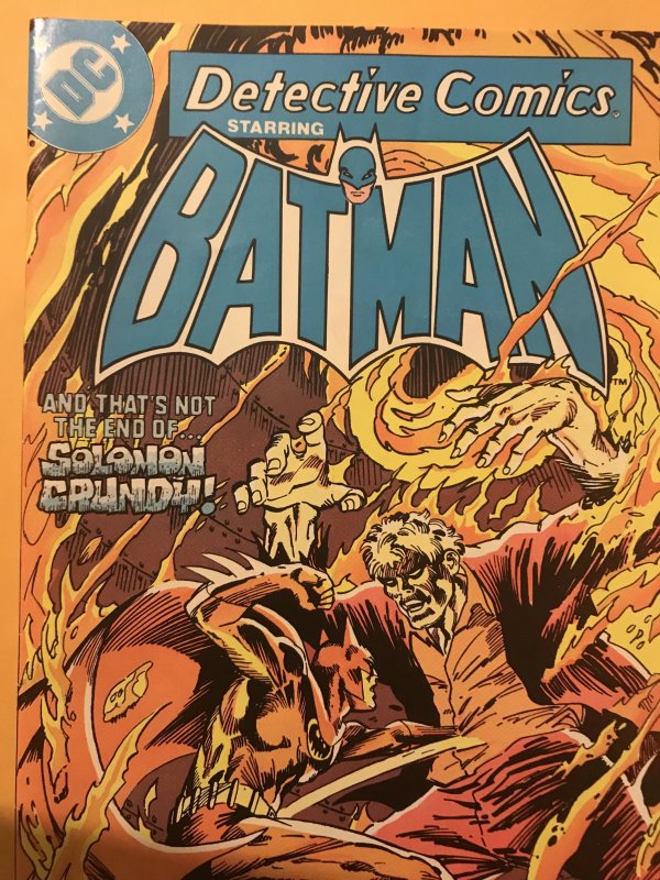 Detective Comics #523 : DC 2/83 Fn/VF; Solomon Grundy Vs Bats