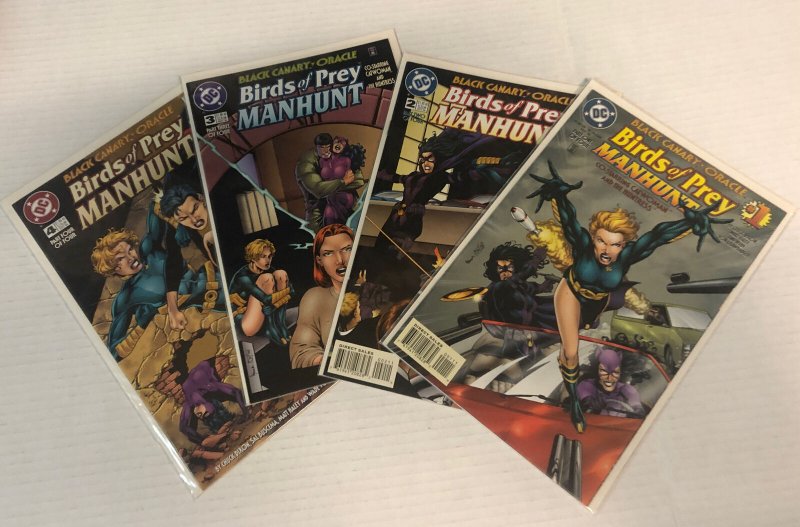 Birds of Prey Manhunt (1996) # 1-4 (VF-NM) Complete Set | Chuck Dixon