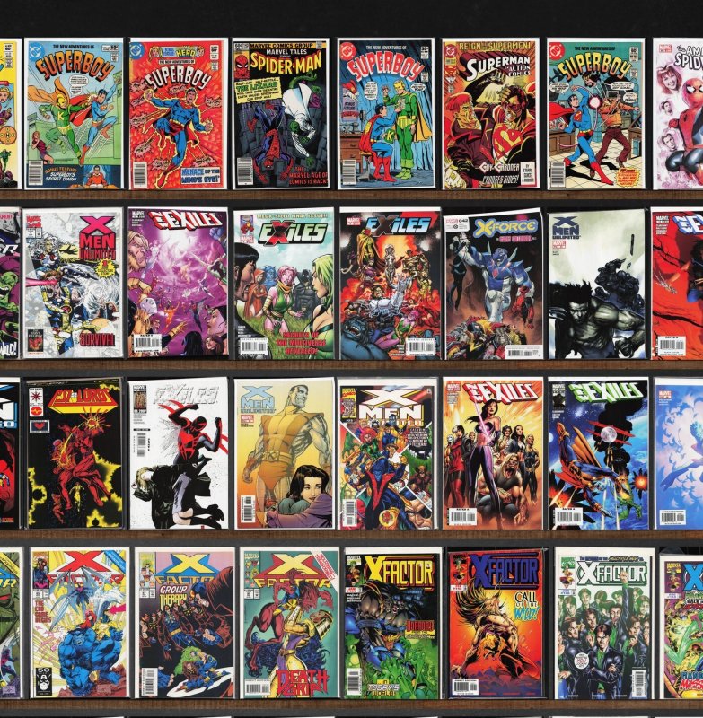 Huge Lot 150+ Comics with X-Factor, X-Men Unlimited, New Exiles, Exiles & More!