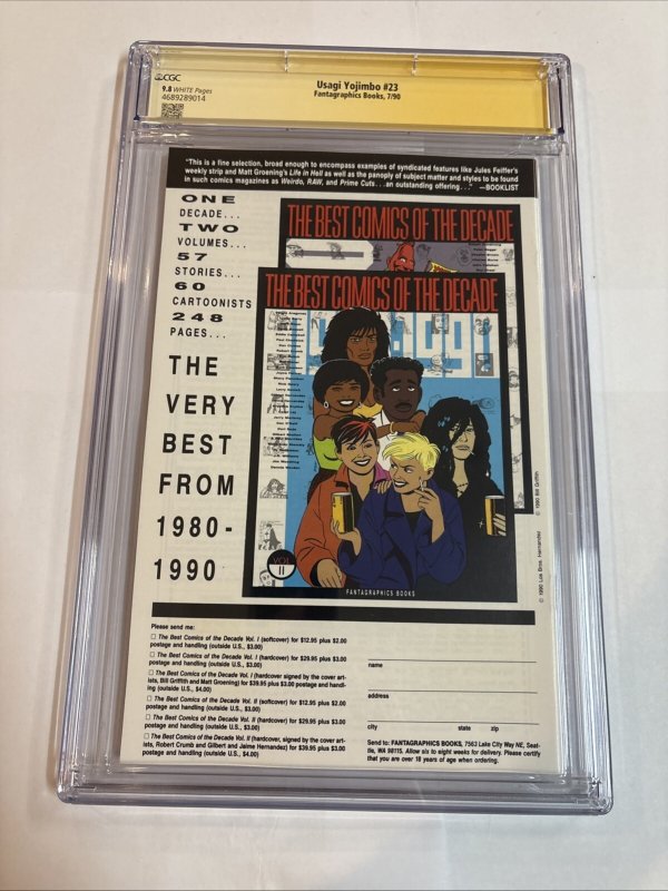 Usagi Yojimbo (1990) # 23 (CGC 9.8 SS WP) Signed Stan Sakai