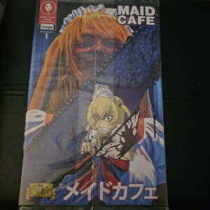 Maid Cafe 1 Mark Spears Cover w Trading Card Variant 2