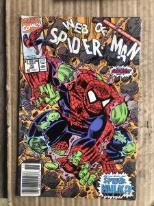 Web of Spider-Man #70 Newsstand Edition (1990)