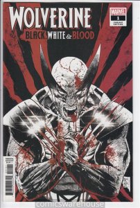 WOLVERINE BLACK WHITE BLOOD (2020 MARVEL) #1 VARIANT 1:25 DANIEL NM G51024